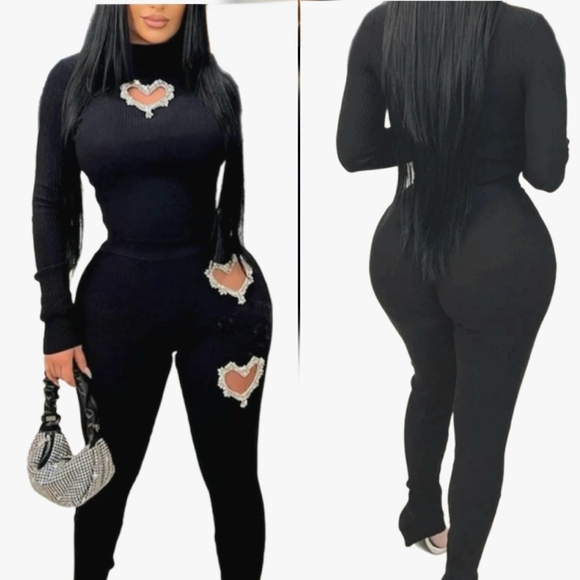 Pants - 🆕️ Black & Blingy 2-Piece Set
